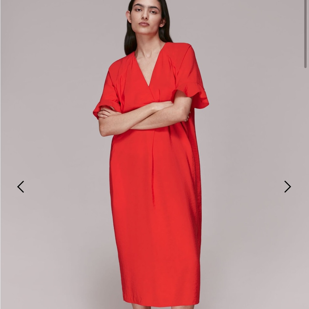Whistles red dress
